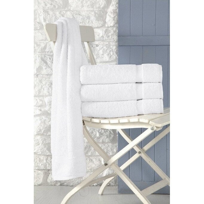 Royal Turkish Cotton Luxury Bath Towel Set & 100% Soft Turkish Cotton & Set of 4 Hotel Quality Towels