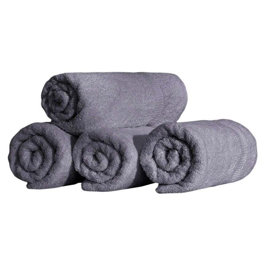 Royal Turkish Cotton Luxury Bath Towel Set & 100% Soft Turkish Cotton & Set of 4 Hotel Quality Towels