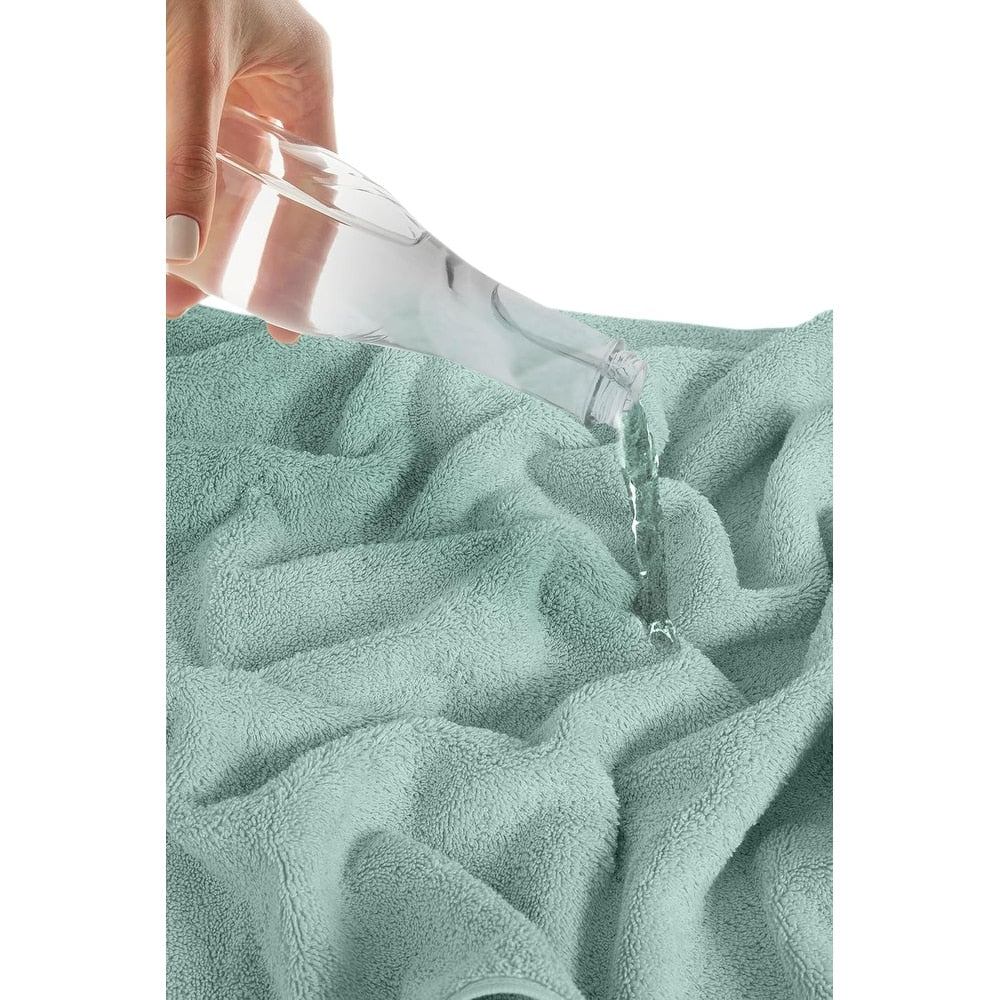 Royal Turkish Cotton Washcloth – Soft, Durable - Ultra-Absorbent Towels - Set of 12