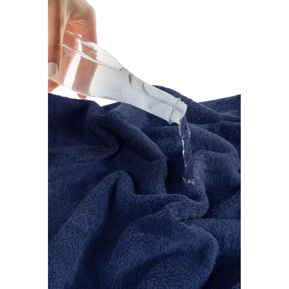 Royal Turkish Cotton Washcloth – Soft, Durable - Ultra-Absorbent Towels - Set of 12