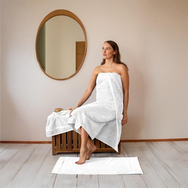 Classic Turkish Towels - Cambridge 100% Turkish Cotton Jumbo SPA Bath Sheet, Quick Dry