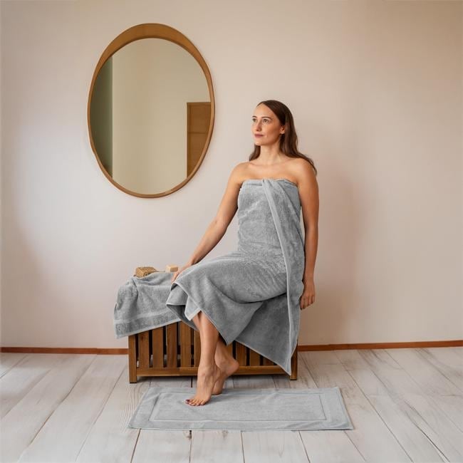 Classic Turkish Towels - Cambridge 100% Turkish Cotton Jumbo SPA Bath Sheet, Quick Dry