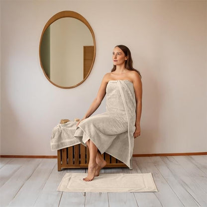 Classic Turkish Towels - Cambridge 100% Turkish Cotton Jumbo SPA Bath Sheet, Quick Dry