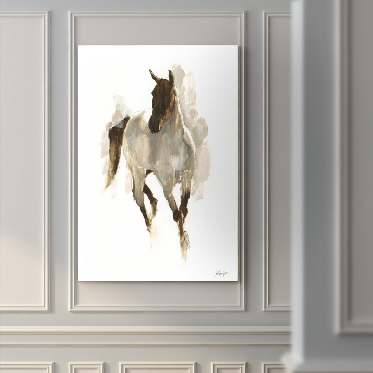 Rustic Horse I -Premium Gallery Wrapped Canvas