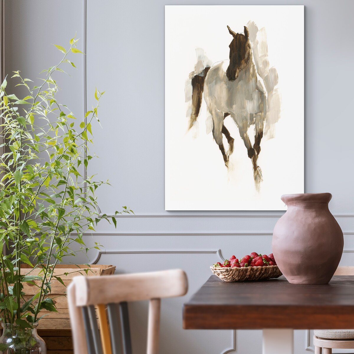Rustic Horse I -Premium Gallery Wrapped Canvas