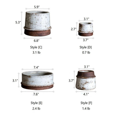 RusticReach Restoration Ceramic Planter Vase