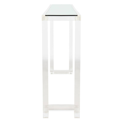 SAFAVIEH Couture Camryn Acrylic Console Table - Clear - 60 W x 10 L x 30 H - 52Wx10Dx30H