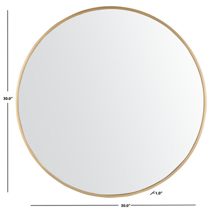 SAFAVIEH Rinlon 30-inch Round Gold Mirror - 30W x 1D x 30H
