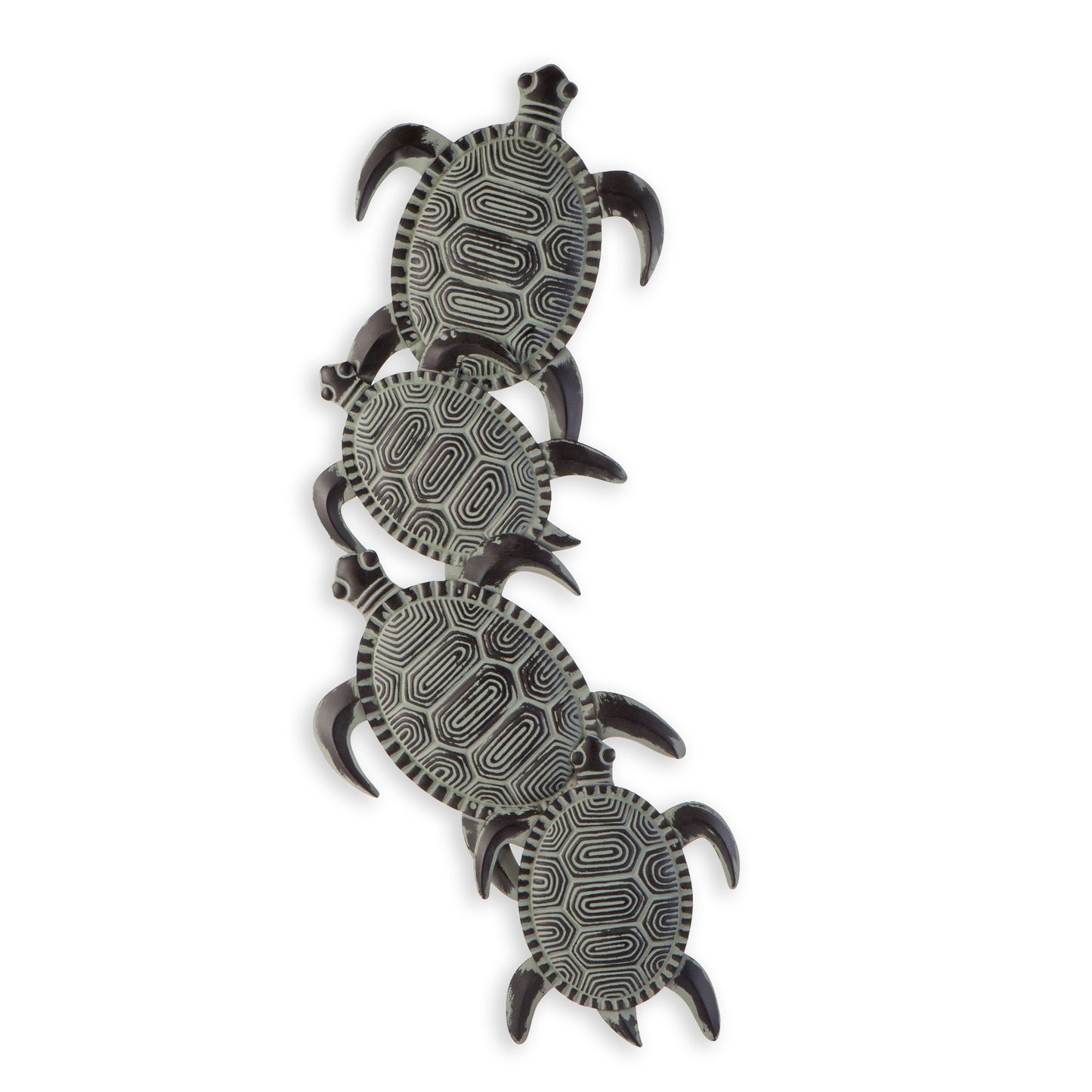 SEI Furniture Castine Turtle Metal Wall Hanging Sculpture