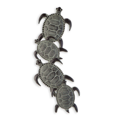 SEI Furniture Castine Turtle Metal Wall Hanging Sculpture