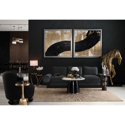 Sagebrook Home Modern Aluminum Abstract Interwoven Decorative Sculpture - 8 x 8 x 7