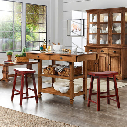 Salvador II Counter Backless Stools (Set of 2) by iNSPIRE Q Classic