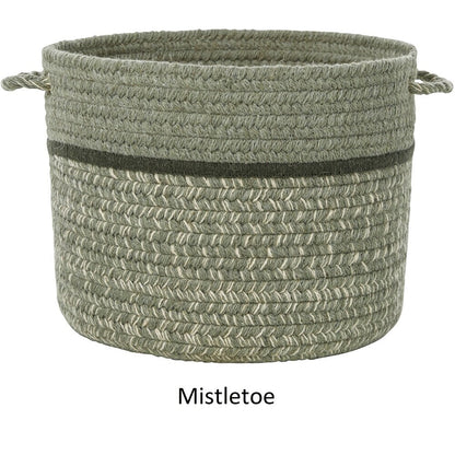 Seaport Wool Blend Storage Basket