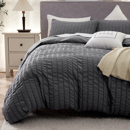 Seersucker Duvet Cover Set