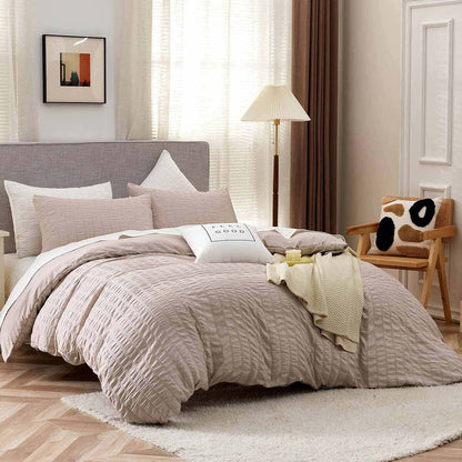 Seersucker Duvet Cover Set