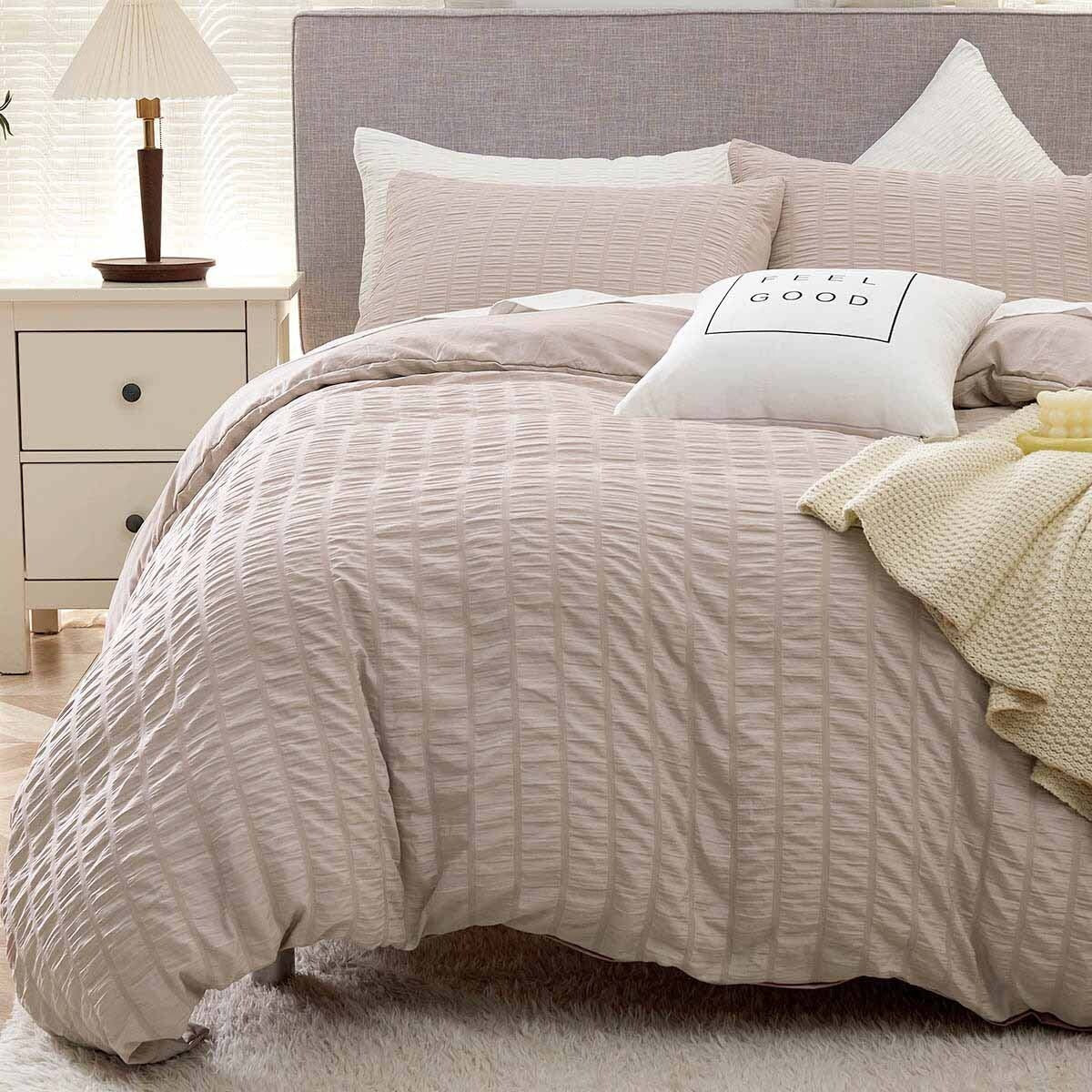 Seersucker Duvet Cover Set