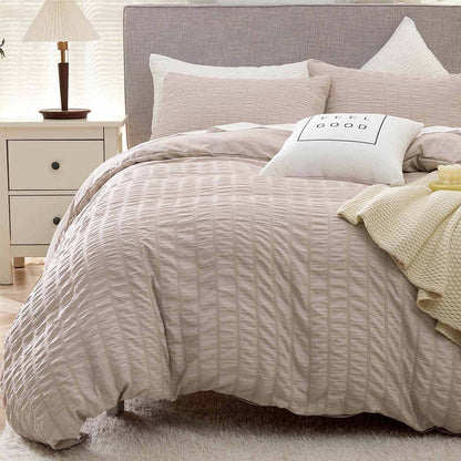 Seersucker Duvet Cover Set