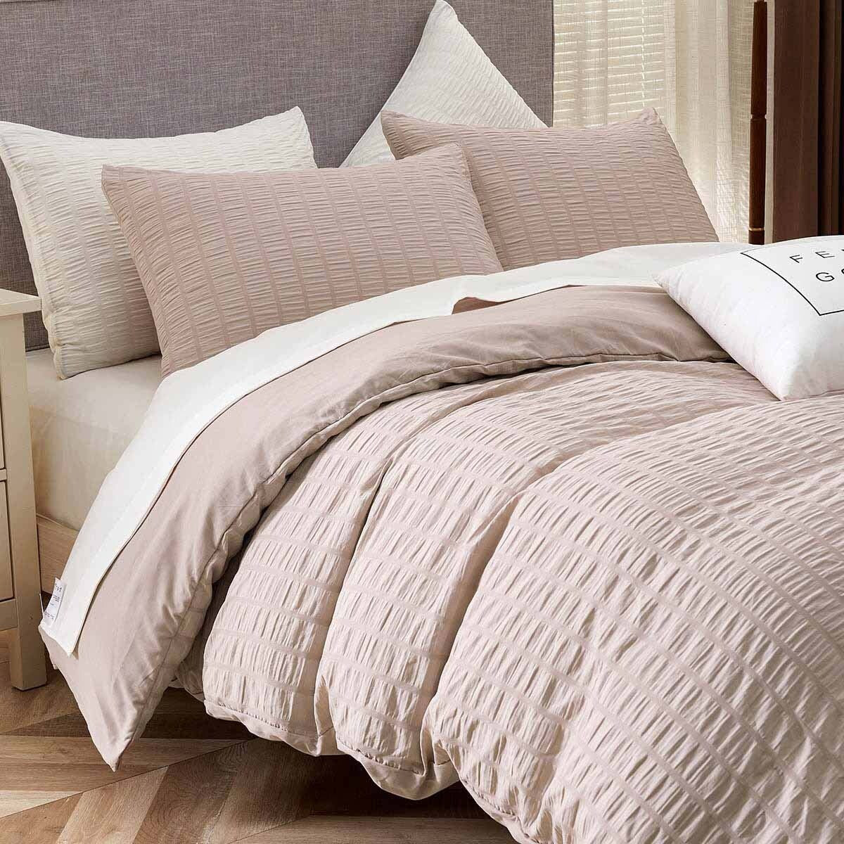 Seersucker Duvet Cover Set