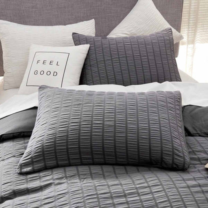 Seersucker Duvet Cover Set