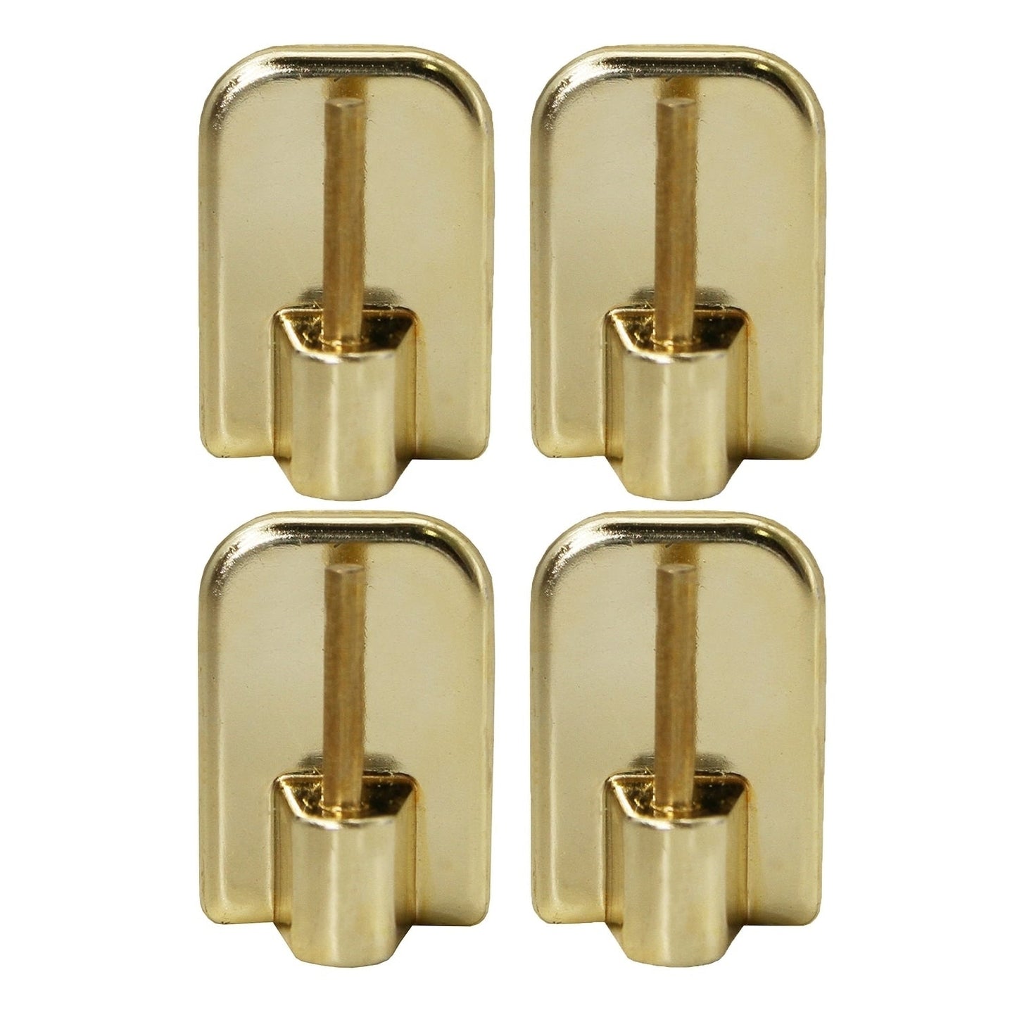 Self Adhesive Hooks Sash Rod Kitchen Curtains Set of 4 - n/a