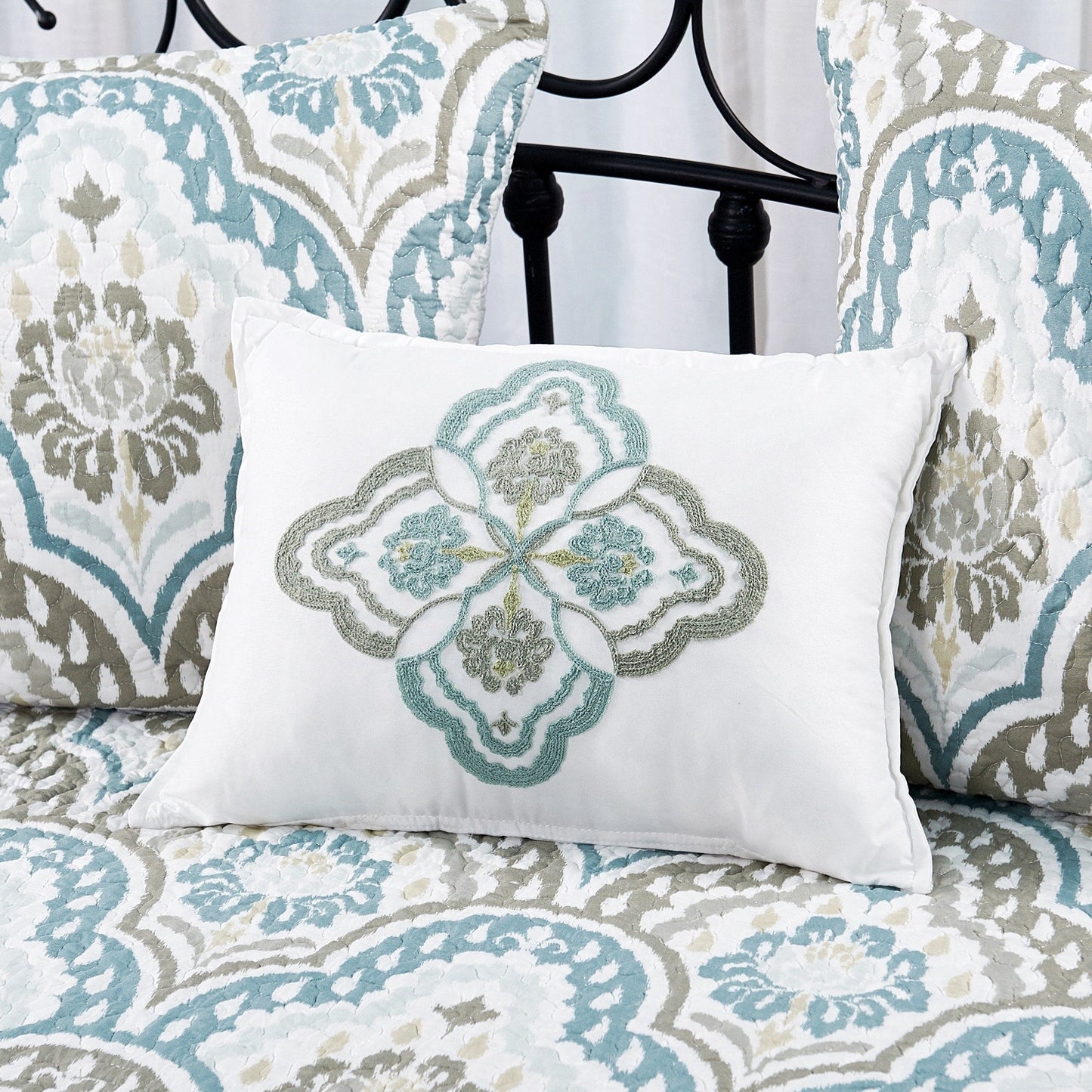 Serenta 6 Piece Cotton Blend Daybed Bedspread Coverlet Set - 75 x 39