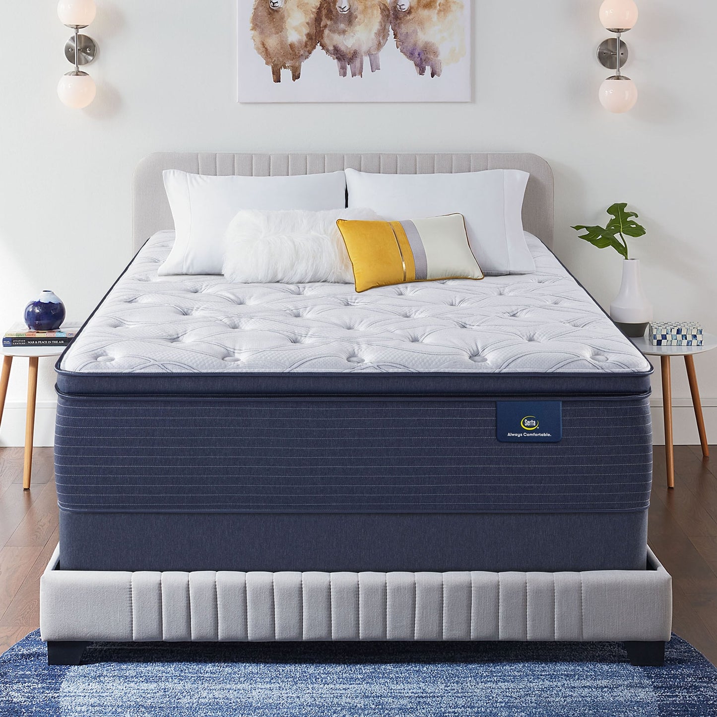 Serta Clarks Hill 15 Plush Pillow Top Mattress.