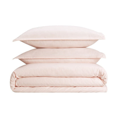 Serta Simply Clean Antimicrobial 3 Piece Duvet Set