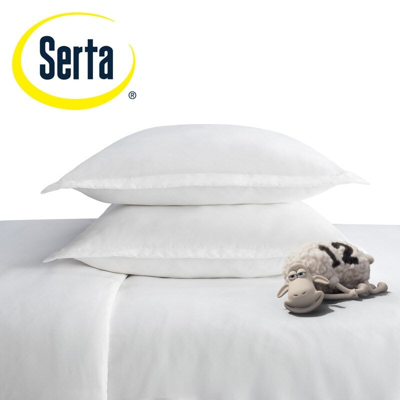 Serta Simply Clean Antimicrobial 3 Piece Duvet Set
