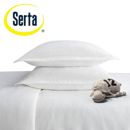 Serta Simply Clean Antimicrobial 3 Piece Duvet Set