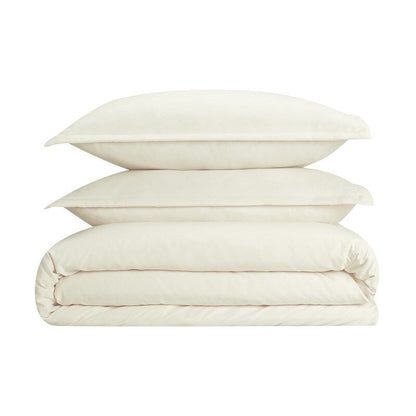 Serta Simply Clean Antimicrobial 3 Piece Duvet Set