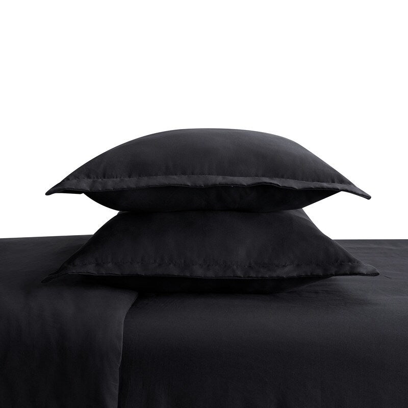 Serta Simply Clean Antimicrobial 3 Piece Duvet Set