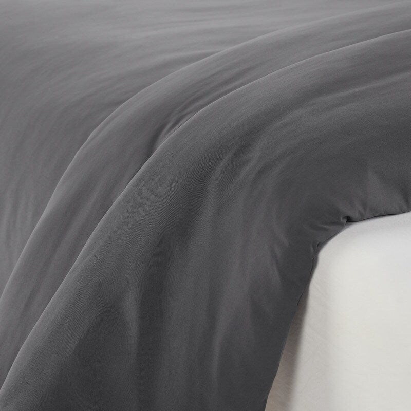 Serta Simply Clean Antimicrobial 3 Piece Duvet Set