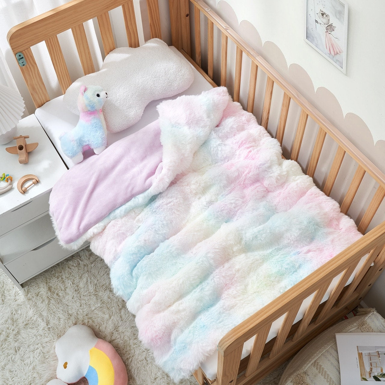 Sherbert Scoops® - Coma Inducer® Toddler Comforter - Rainbow Sprinkles