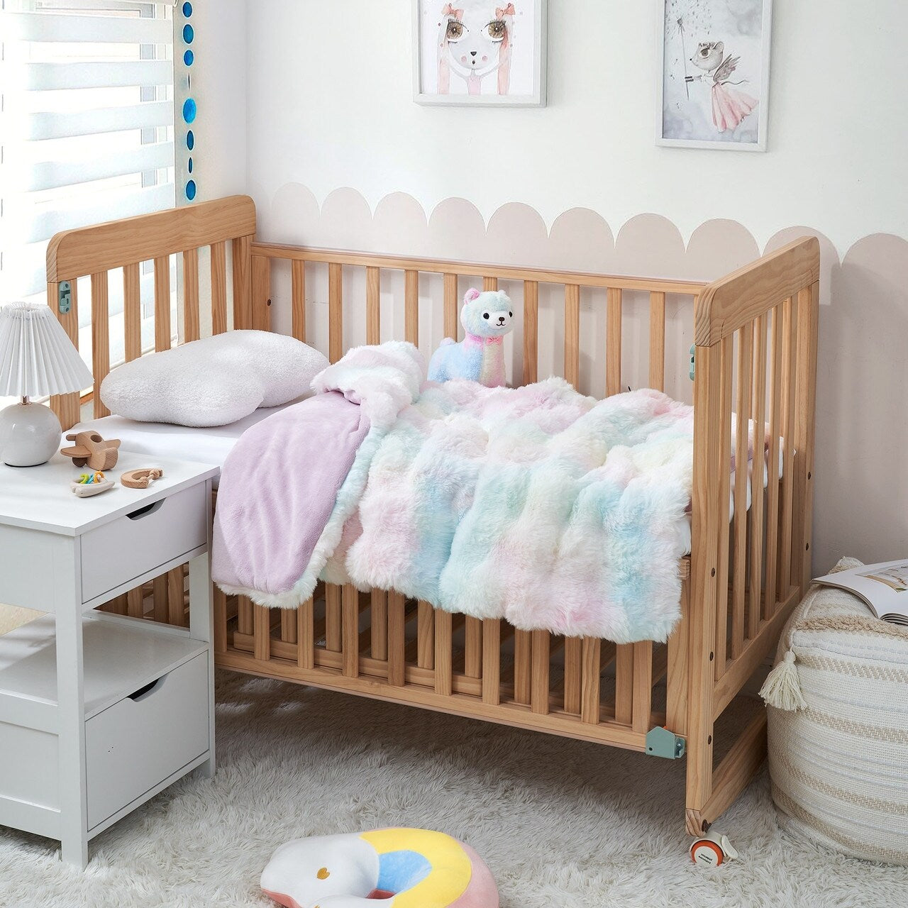 Sherbert Scoops® - Coma Inducer® Toddler Comforter - Rainbow Sprinkles