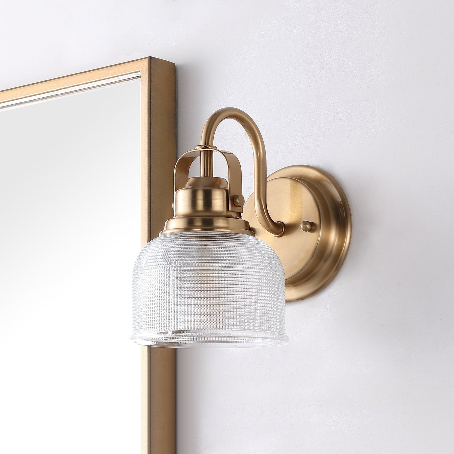 Shirley Metal/Glass LED Vanity Light, by JONATHAN Y