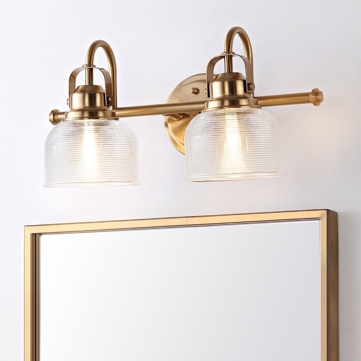 Shirley Metal/Glass LED Vanity Light, by JONATHAN Y