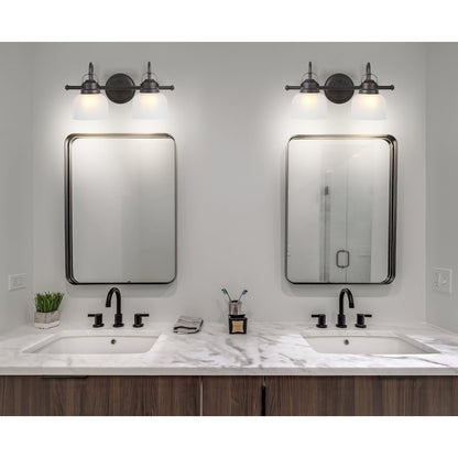 Shirley Metal/Glass LED Vanity Light, by JONATHAN Y
