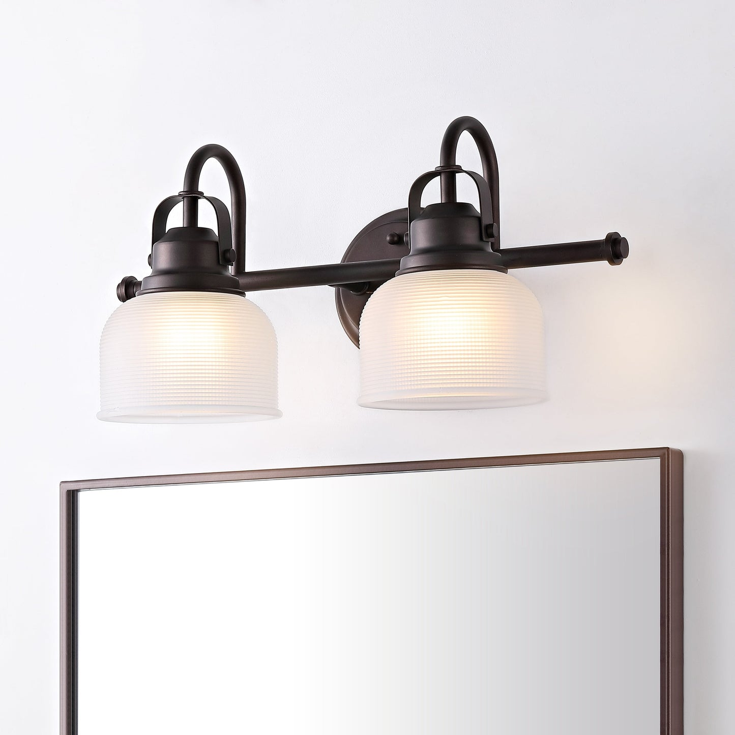 Shirley Metal/Glass LED Vanity Light, by JONATHAN Y