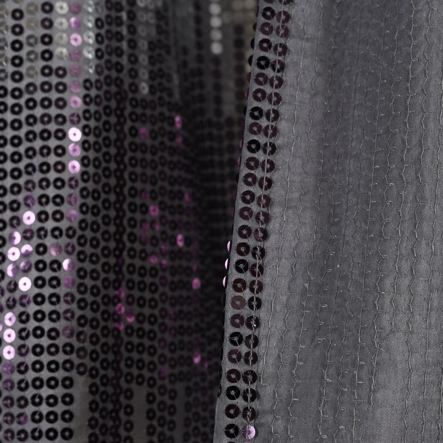 Silver Orchid Gregor Abstract Night Sky Two-tone Shower Curtain