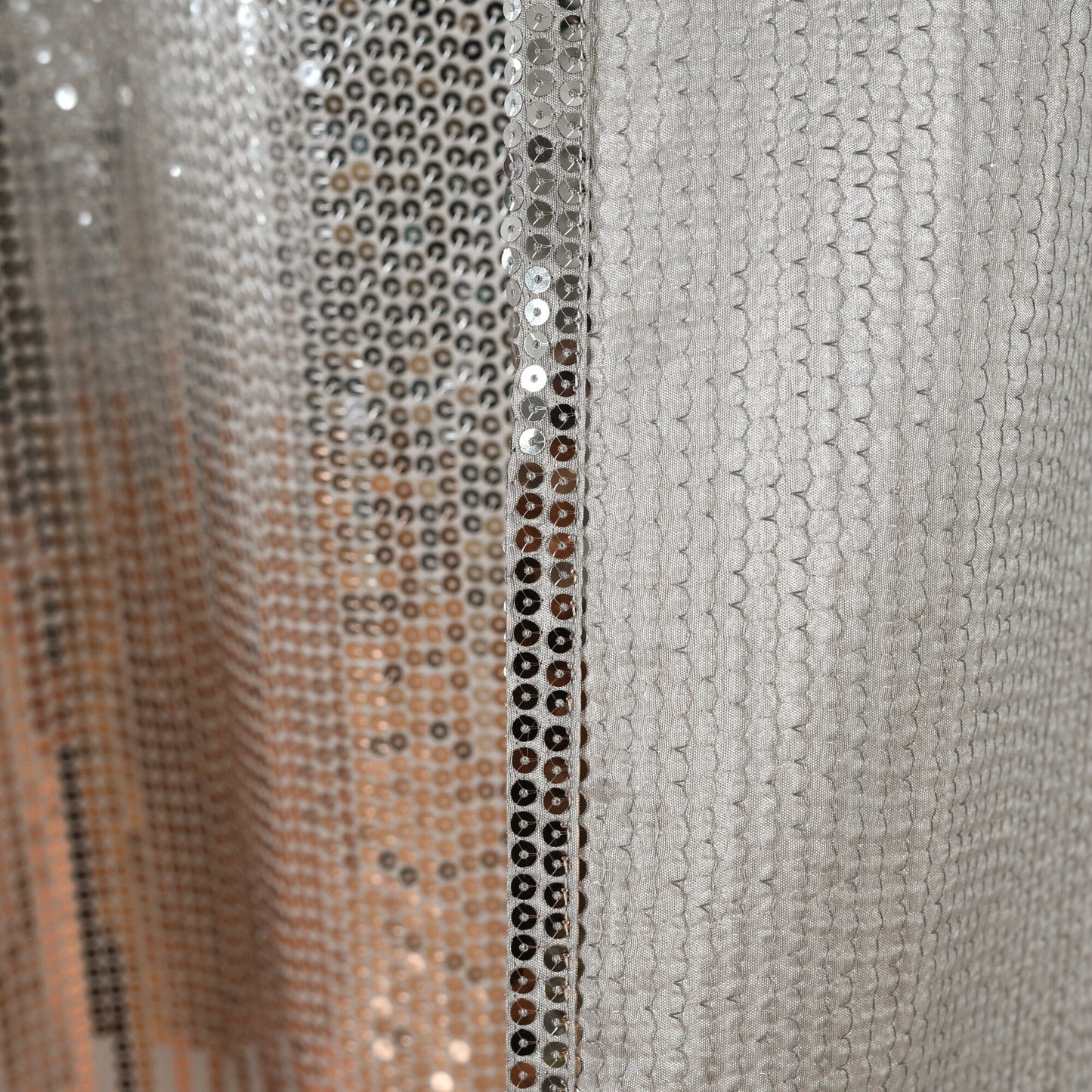 Silver Orchid Gregor Abstract Night Sky Two-tone Shower Curtain