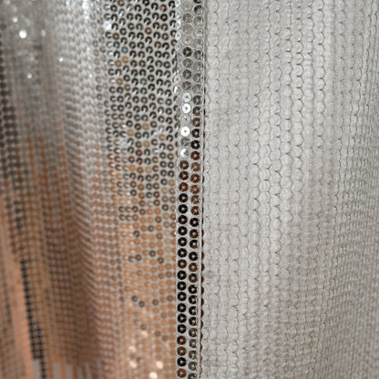 Silver Orchid Gregor Abstract Night Sky Two-tone Shower Curtain