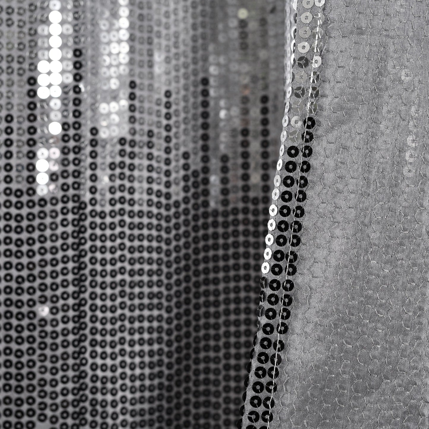 Silver Orchid Gregor Abstract Night Sky Two-tone Shower Curtain