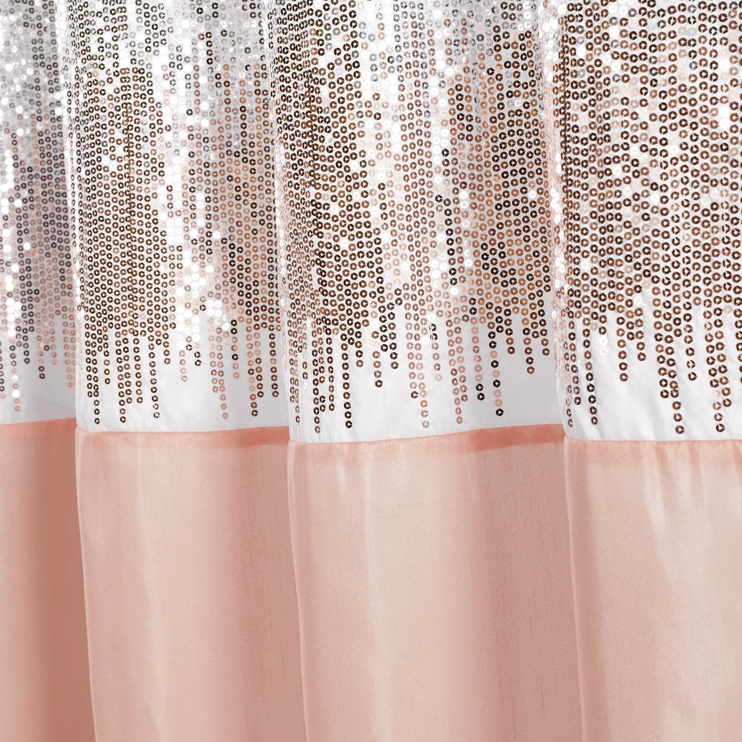 Silver Orchid Gregor Abstract Night Sky Two-tone Shower Curtain