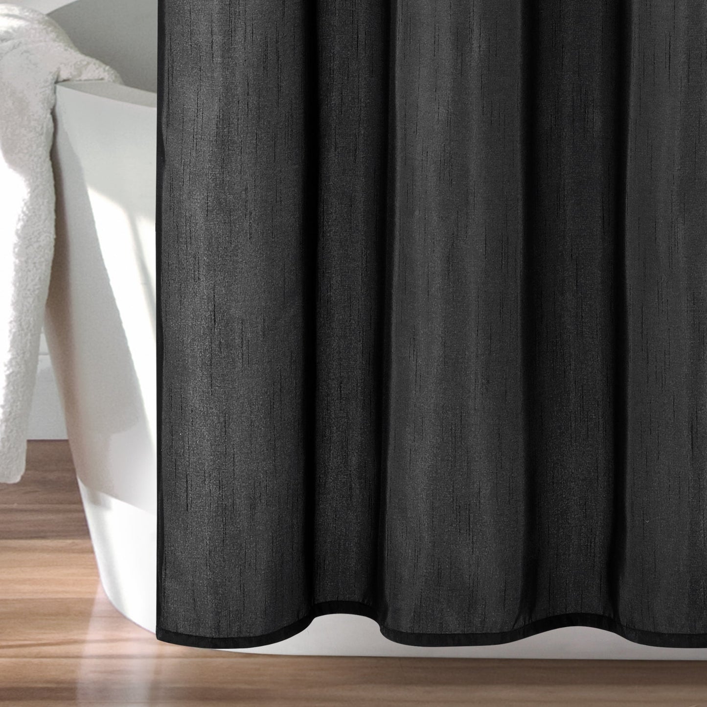 Silver Orchid Gregor Abstract Night Sky Two-tone Shower Curtain