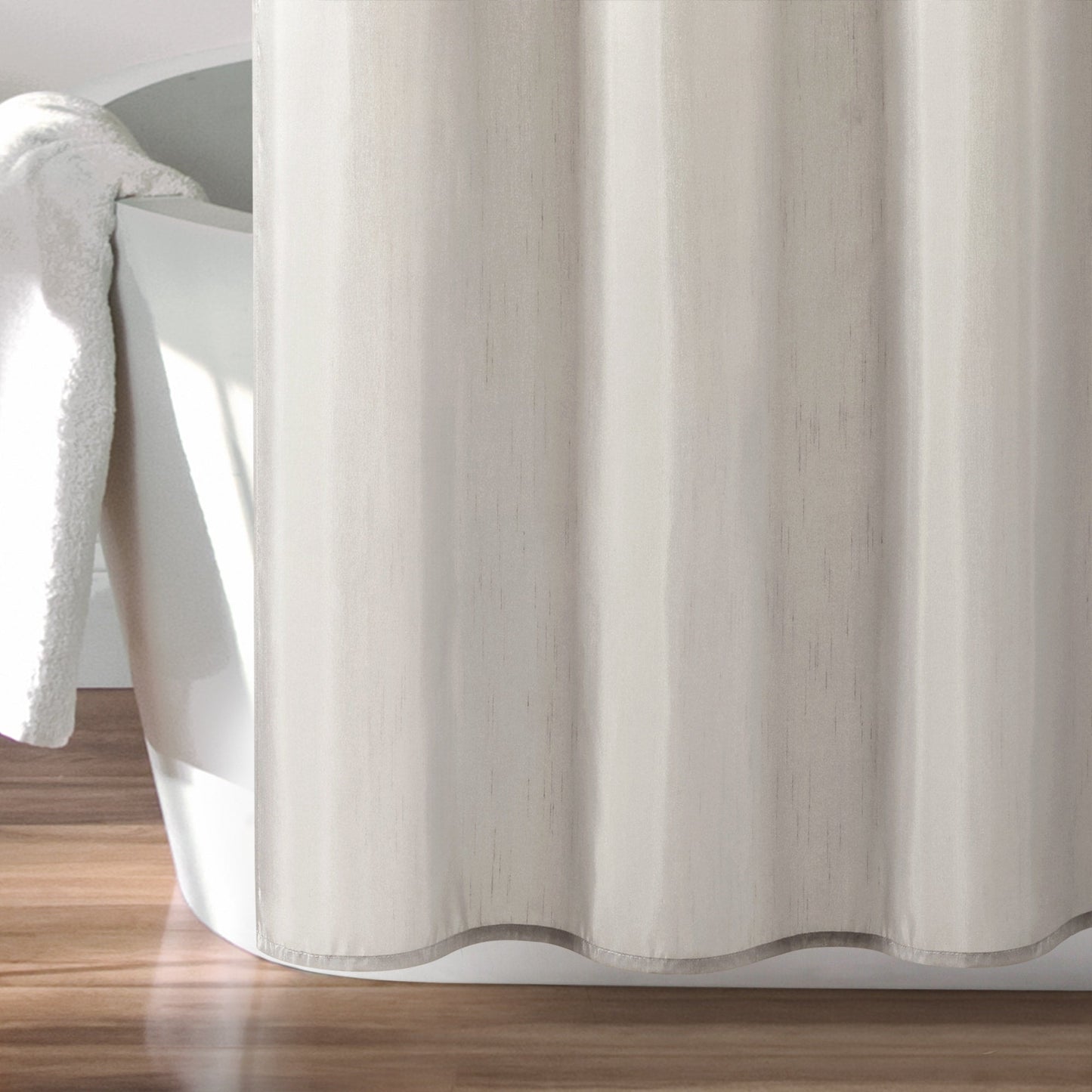 Silver Orchid Gregor Abstract Night Sky Two-tone Shower Curtain