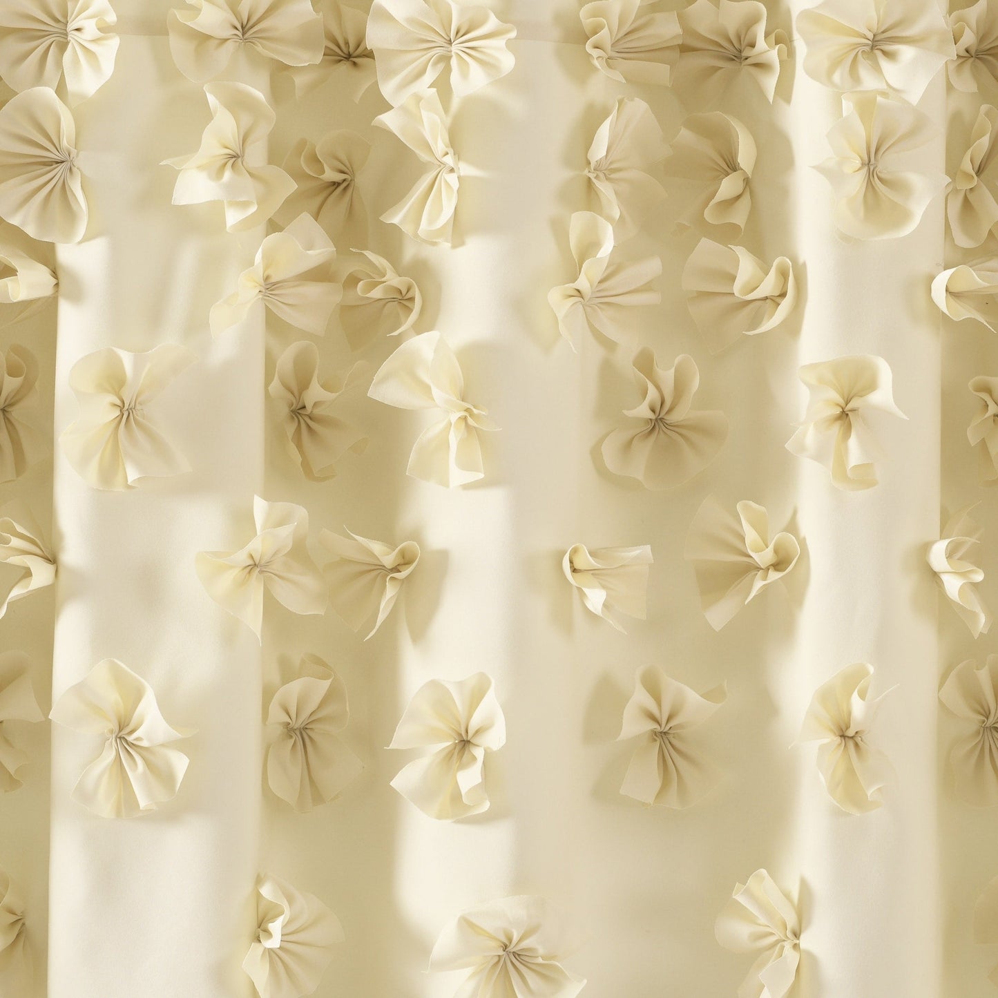 Silver Orchid Sterling Polyester Shower Curtain