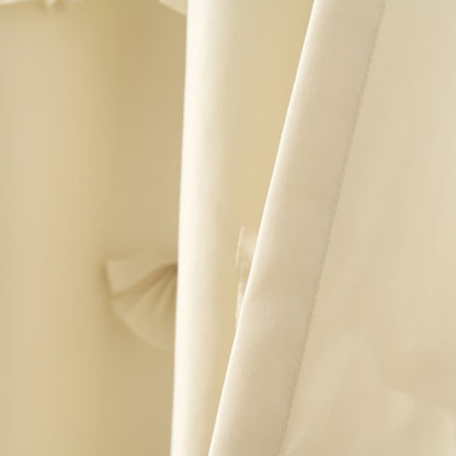 Silver Orchid Sterling Polyester Shower Curtain