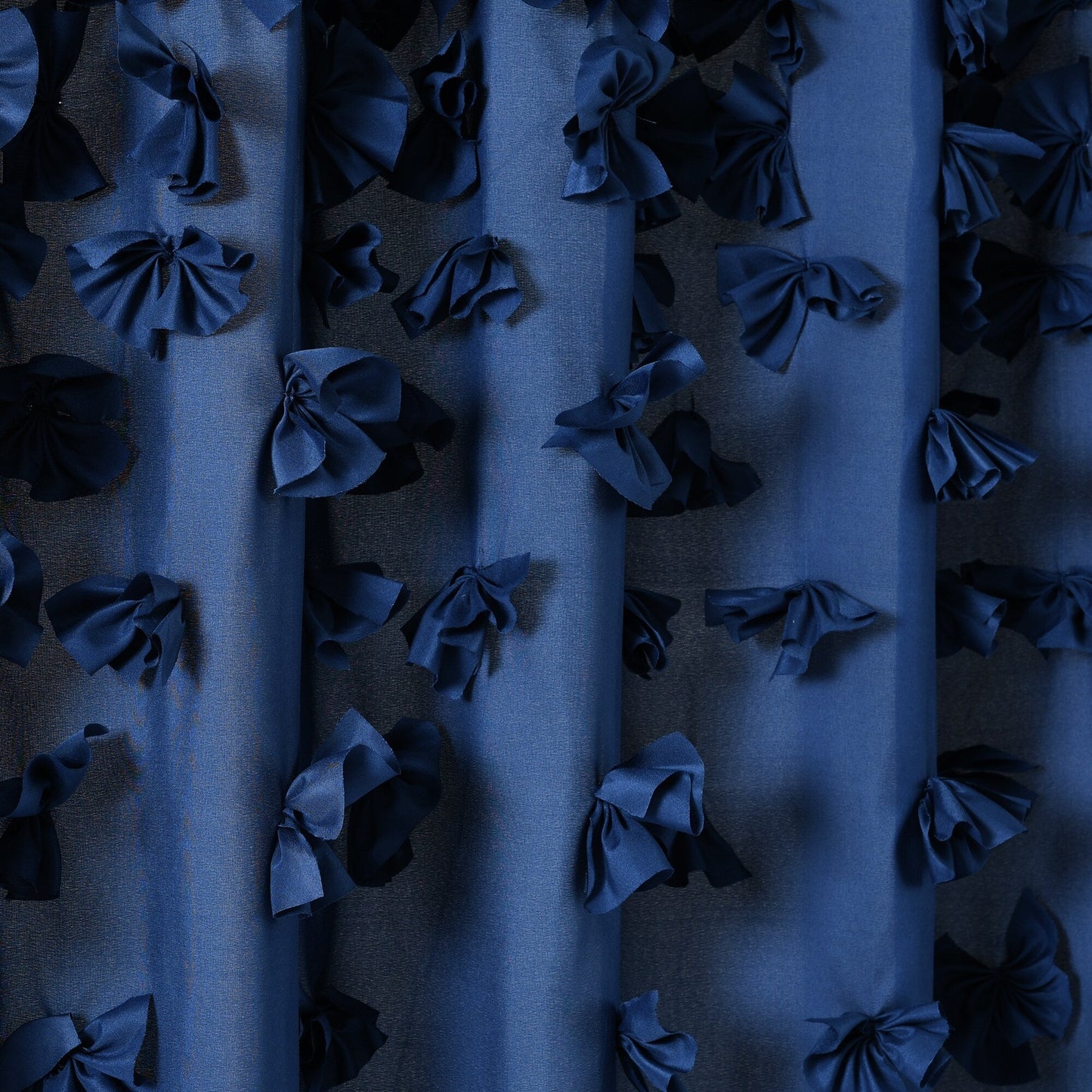 Silver Orchid Sterling Polyester Shower Curtain