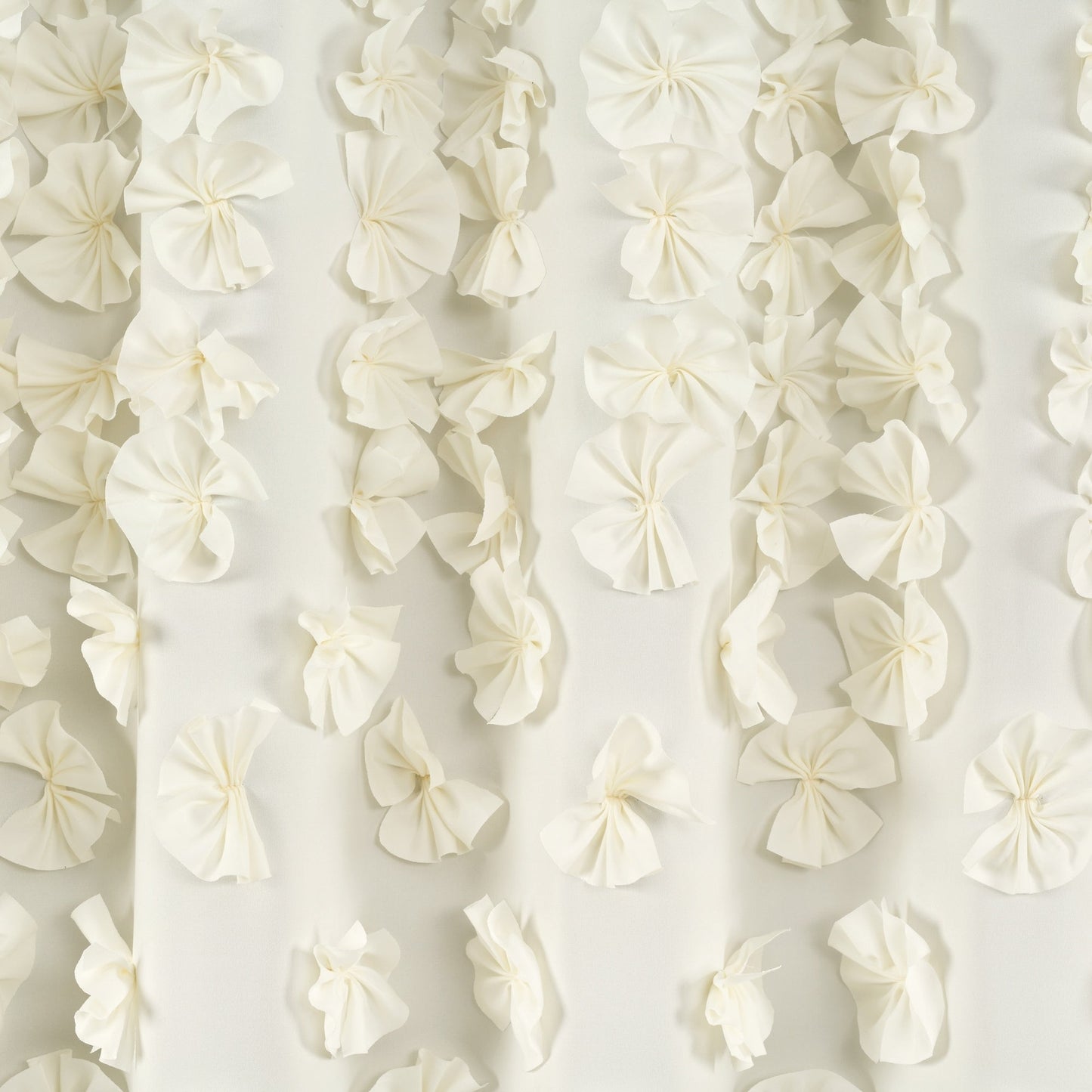 Silver Orchid Sterling Polyester Shower Curtain