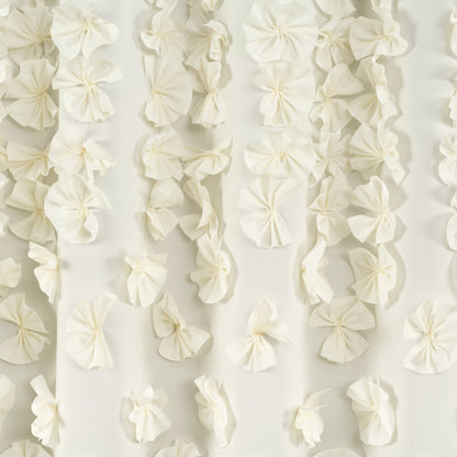 Silver Orchid Sterling Polyester Shower Curtain